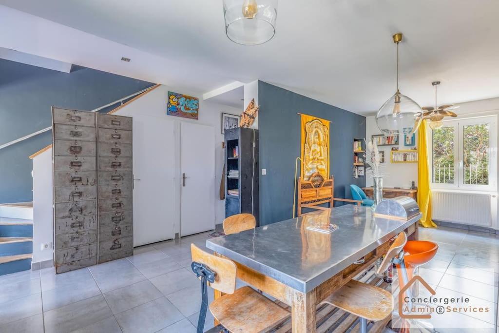 Maison A Lyon Parilly Avec Piscine, Jardin, Parking Prive & Proche Eurexpo Venissieux Ngoại thất bức ảnh