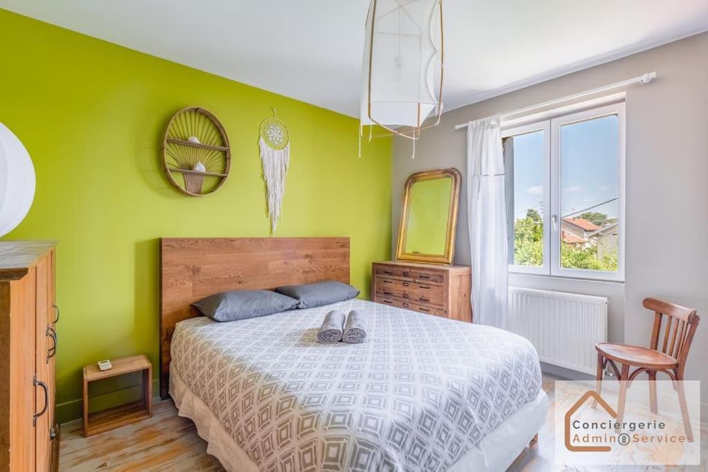 Maison A Lyon Parilly Avec Piscine, Jardin, Parking Prive & Proche Eurexpo Venissieux Ngoại thất bức ảnh