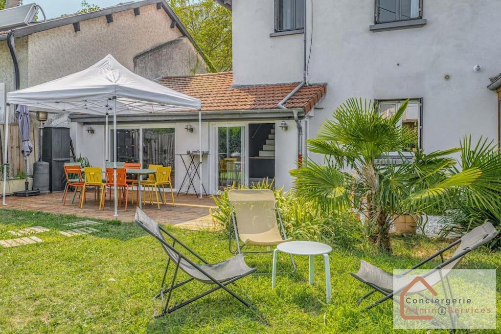 Maison A Lyon Parilly Avec Piscine, Jardin, Parking Prive & Proche Eurexpo Venissieux Ngoại thất bức ảnh